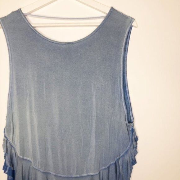 FREE PEOPLE Uptown Sleeveless Ruffle Tee  - Picture 6 of 10